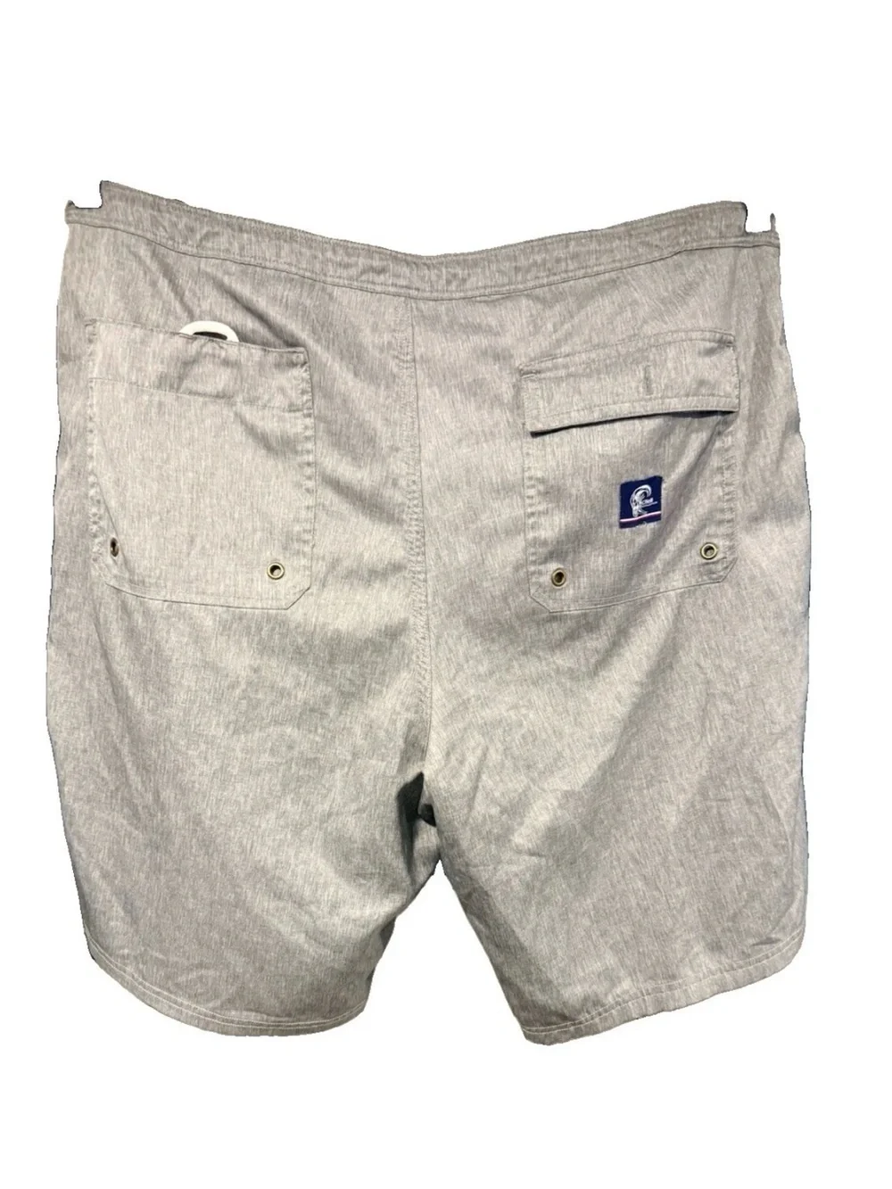 O'Neill Men's Gray Hybrid Shorts with Drawstring Waist Size 38